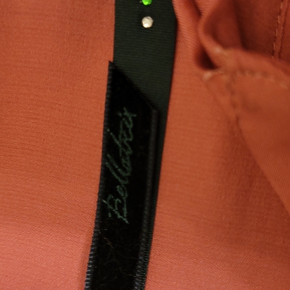 Bellatrix silk blouse, size Small, color apricot - Picture 7 of 11